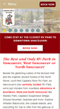 Mobile Screenshot of capilanoriverrvpark.com
